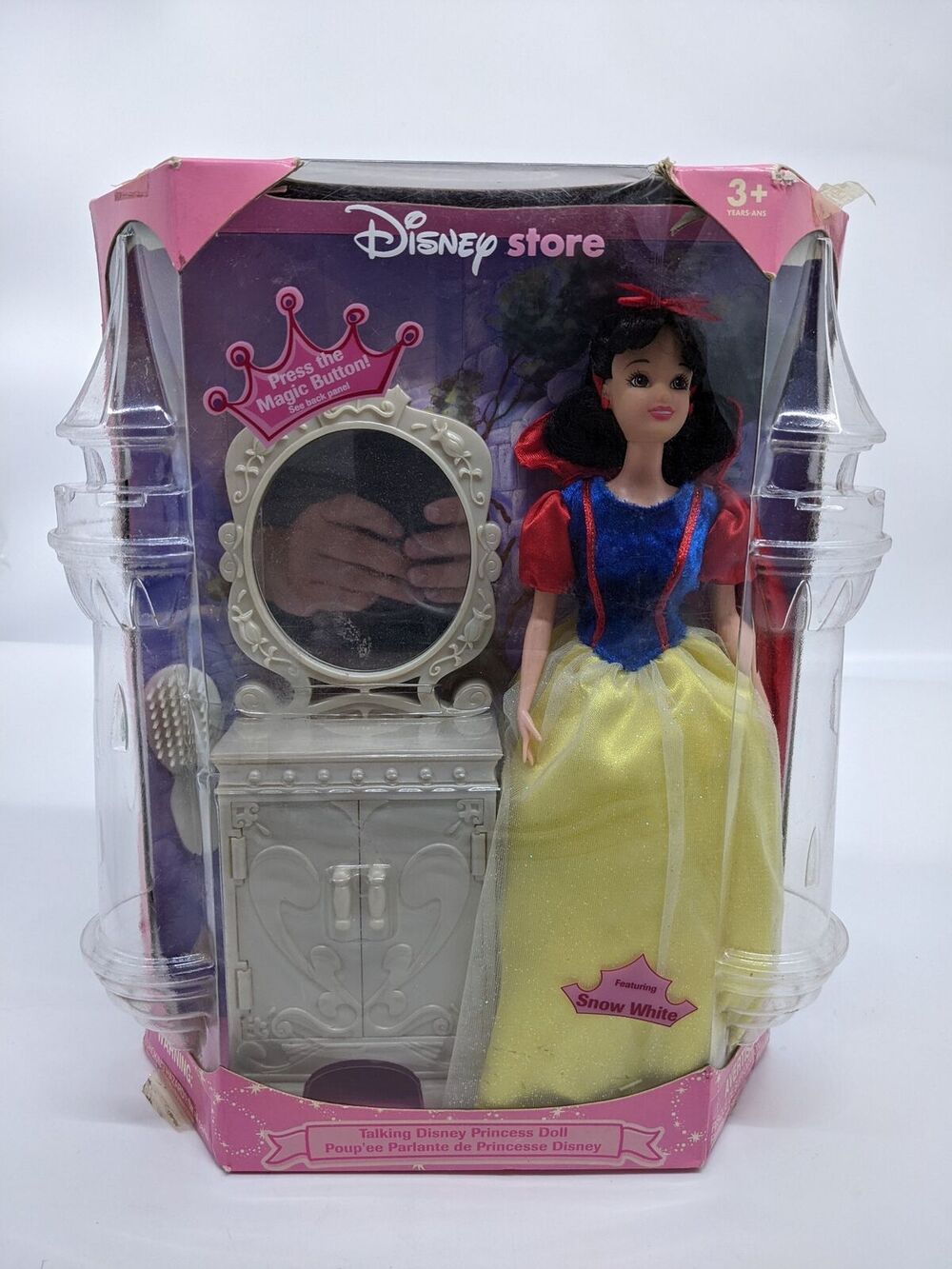 Disney - Talking Snow White Doll with Mirror Cabinet